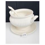 SOUP TUREEN WITH LADLE