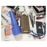 THERMOS, PILL CASE, CLOCK, ETC.