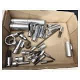 SNAP ON DEEP WELL SOCKETS & ALLEN SOCKETS