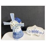 DELFT NAPKIN HOLDER, WINDMILL