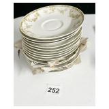 LIMOGES FRANCE SAUCER PLATES X 14