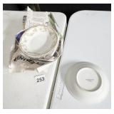 LIMOGES FRANCE DESSERT PLATES X 8