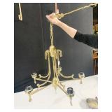 VINTAGE HANGING CHANDLIER 22"