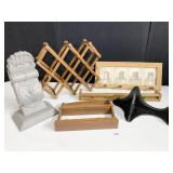 VARIOUS WALL SHELVING AND Dï¿½COR