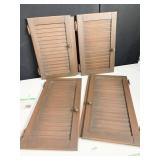 4 CUPBOARD DOORS WITH HARDWARE