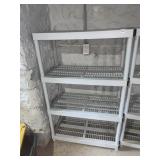 SHELF UNIT 4 TIER - X 38" W X 18" D - 55.5" H