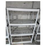 SHELF UNIT 4 TIER - X 38" W X 18" D - 55.5" H