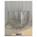 LEAD CRYSTAL BOWL 6"DIAMETER 5"H