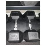 YORK PAIR 65 LB. HAND WEIGHTS