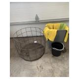 WIRE BASKET, MICROFIBER TOWELS, BUCKETS