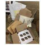 CUPCAKE BOXES, CARRIERS,NEW PARCHMENT PAPER SHEETS