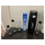 SODA STREAM MAKER W/ BOTTLES