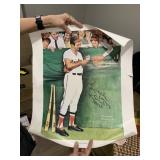 BASEBALL NORMAN ROCKWELL BASEBALL POSTER READY TO