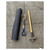 SLEDGE, LANDSCAPE PLASTIC, SMALL DIGGING SHOVEL