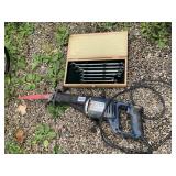 RYOBI SAWZALL & OPEN-END WRENCH SET IN BOX