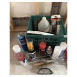 CEMENT TOOL GARDENING TOOL SUNGLASSES, WD40,