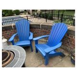FINCH COMFY ADIRONDACK CHAIR PATRIOT BLUE COLOR