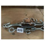 TURN BUCKLES AND S HOOKS