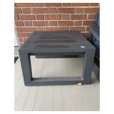 SLATE GRAY FINISH SIDE TABLE