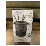 DANSK FONDUE SET IN BOX AND 2 KEYBOARDS