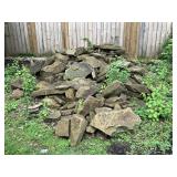 LARGE PILE OF SANDSTONE FLAG STONES-MUST TAKE ALL