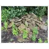 SMALL PILE OF SANDSTONE FLAG STONES-MUST TAKE ALL