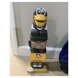 WOOD PITTSBURGH PENGUIN TOTEM POLE