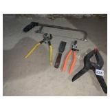 TILE NIPPERS, HAND SAW, CLAMP