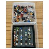 LEGO SLATE AND VARIOUS FIGURES INCLUDING THE