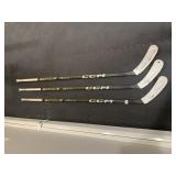 CCM AS -V PORO TACKS 3 USED HOCKEY STICKS