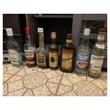 OPEN LIQUOR BOTTLES, NO SHIPPING