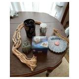 MACRAME HOLDER, PHOTO COASTERS, ETC.