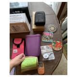 REFRESHER OIL, TACK AND STACK, COASTERS, EYELET