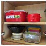 NESTING BOWLS W/ COLORED LIDS, KLIP IT FOOD