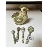 TEMPTATION HEN AND SPOONS