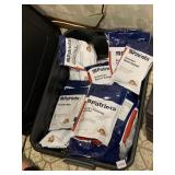 PATRIOTS FOOD RATIONS IN PATRIOTS SNAP LOCK TOTE