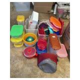FOOD STORAGE CONTAINERS MANY W/ SNAP LIDS