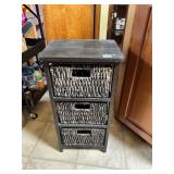 3 BASKET STAND CHARCOAL FINISH