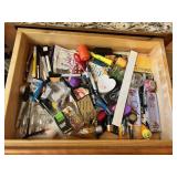 DRAWER CONTENTS INCLUDING WAX MELTS, WATCH BANDS,