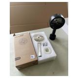 2 CORDLESS PERSONAL FANS, ONE IN BOX, ONE OUT