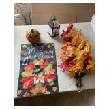 WITCH LANTER, JACK O LANTER, LEAF DOOR SWAG,