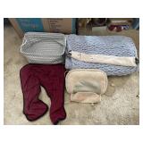 FABRIC STORAGE BIN, MASSAGING PILLOW, HEATED