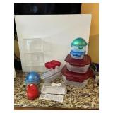 LOCK AND LOCK FOOD STORAGE CONTAINERS, ORGANIZER,