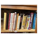 COOKBOOKS, 2 ROWS DEEP, INCLUDING QUICK EASY AND