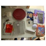 HANDHELD ENGRAVER, BAKING ITEMS, RACKS, LIDS,