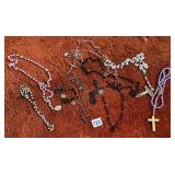 ROSARIES, CROSSES, CRUCIFIXES
