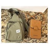 MONTANA WEST LEATHER CROSSBODY PURSE AND WEST