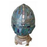 LIGHT UP STAINED GLASS LAMP