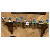 PEYO PVC SMURF FIGURE COLLECTION, GLASS WALL