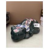 DECORATIVE SLEEPING CERAMIC CAT